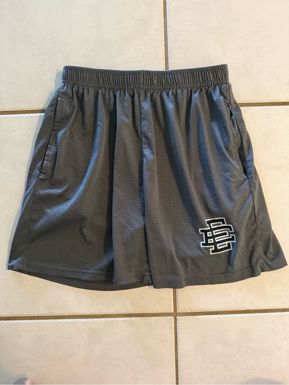 Eric Emanuel Gray mesh Shorts size Medium